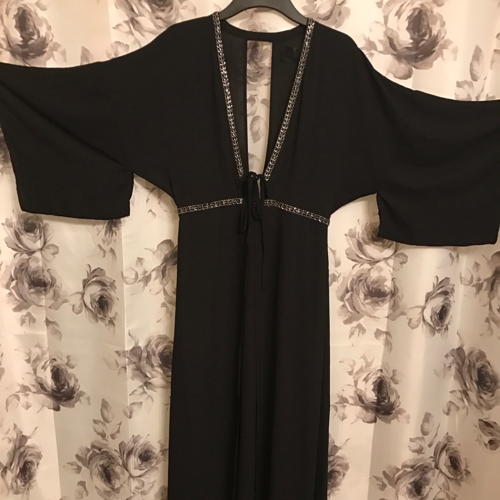 Kimono sleeve maxi dress